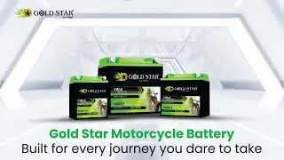 Ride with Confidence. Powered by Gold Star Bike Battery #shortvideo #bikebattery