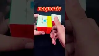 Normal cube vs magnetic cube / budget cube #cube#shorts