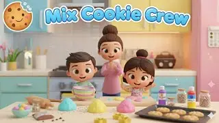 &ldquo;Mix-Mix Cookie Crew 🍪 Fun Kids Baking Song | Learn, Sing & Dance for Toddlers&rdquo;