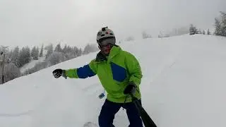 untouched powder lines bogus basin