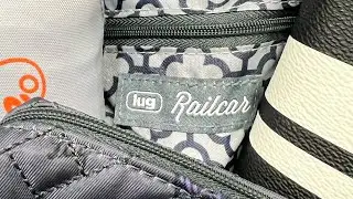 What’s in my Lug Railcar w/ Mini Choo Choo. Butterfly Grey
