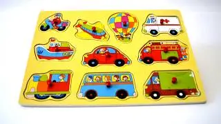 Vehicles for Kids with Bus, Car, DumpTruck, Ambulance ,Train ,Boat/Transport VehiclesToys