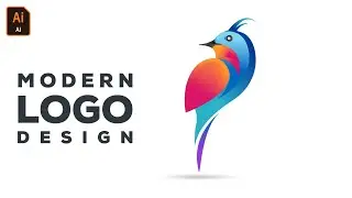 Professional Logo Design | How to make modern  logo on illustrator