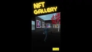 NFT Art Gallery in Spatial.io #shorts