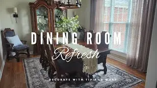 Dining Room Refresh 🩵 Decorate with Me