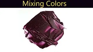 How To Make Dark Purple Color Paint - Mixing Colors