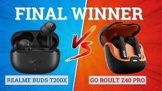 Realme Buds T200x против GoBoult Z40 Pro 🔥 Лучшие для музыки, басов и игр ⚡Лучшие наушники до 200...