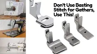 How To Use A Gathering Foot on a Sewing Machine #presserfoot