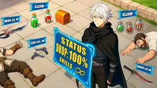 When a CHEATER Gets 100% DROP of SS-Rank ITEMS in Solo | Manhwa Recap