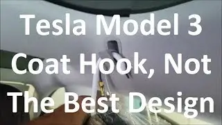 Tesla Model 3 Coat Hook - Day 84