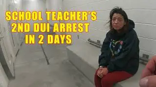 School Teacher Arrested for Her 2nd DUI in 2 Days  #OfficerRoskos