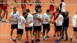 European Volleyball Championship 2013: Jochen Schops after match Germany - Russia 3:0