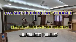 || 5800 SQFT DUPLEX FURNITURE FLAT || JUBILEE HILLS || RR PROPERTIES || PROPERTY CODE  : RR 1481