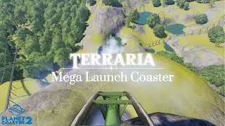 Terraria POV - Planet Coaster 2 Mega Launch Coaster