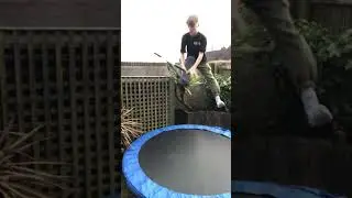 My first nothing front scoot #scooter #trampoline #scoot