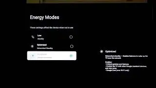 XIAOMI Mi Box S TV 4K &ndash; How to Change Energy Mode