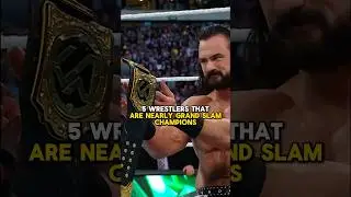 Wrestlers who are ALMOST grand slam champions 🏅 #wweshorts #wwesmackdown