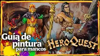 El DESPERTAR Heroquest - Barbaro y Mago a todo color - Guía de pintura para mancos #heroquest