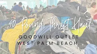 40 Pounds at Goodwill Outlet West Palm Beach