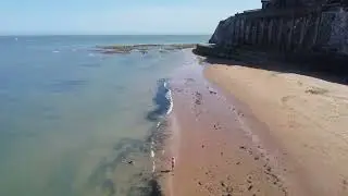 Kingsgate Bay Beach | Flyby Beach towards Joss Bay | Drone Flight