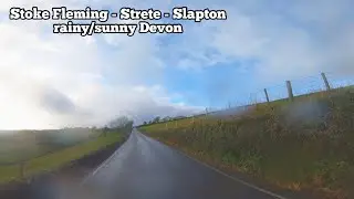 A drive with us production 02/02/23 Stoke Fleming - Strete - Slapton Devon coast in winter England
