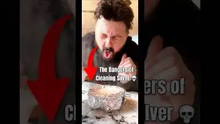 IT WAS GROSS 🤢 How To Clean Sterling Silver Jewelry At Home!  #reselling #sterlingsilver