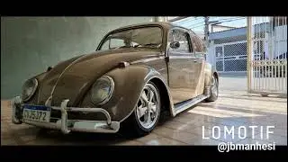 fusca Bege Nilo 68 ferrugem