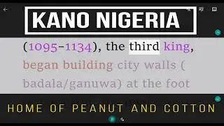 Kano Nigeria - Home Of Peanut And Cotton - History And documentry -  Travel & Tourism