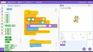 Scratch Stoppuhr und Zeitanzeige