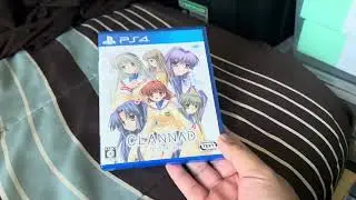 Checking out Clannad PS4 Visual Novel English game on my PS4 Slim