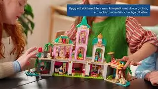 LEGO&reg; Disney 43267 Prinsesslott och kungliga husdjur