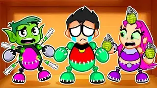 TEEN TITANS JOINED KICK THE BUDDY...