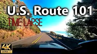 U.S. Route 101, from Lincoln City to Coos Bay, Oregon / Time Lapse / 4K
