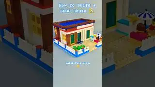 How To Build a LEGO House 🏡| Lego creations #shorts #lego #legoshorts #shortvideo #legohouse #viral