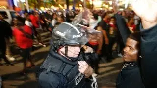 CNN reporters tear gassed, knocked over