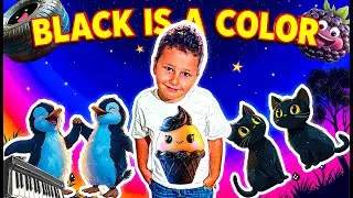 BLACK COLOR SONG 🖤 For Kids | Learn The Color BLACK | Fun Kids Song