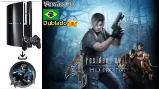 Resident Evil 4 HD Dublado PS3 Pasta + Tutorial e PKG