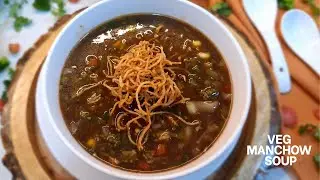 Manchow Soup | Hot & Spicy Manchow Soup | Street-Style Veg Manchow Soup–Spicy, Tangy & Comforting