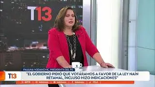 Entrevista a la presidenta del Partido Socialista, Paulina Vodanovic - T13 Noche