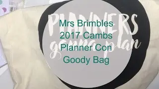 Mrs Brimbles Planner Con Goody Bag