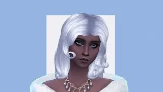 Ice Fairy - The Queen || Collab w/ GenieSims &hearts; The Sims 4 CAS