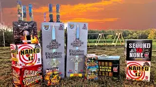 EXCALIBUR Platinum FIREWORKS!! (EPIC backyard show)