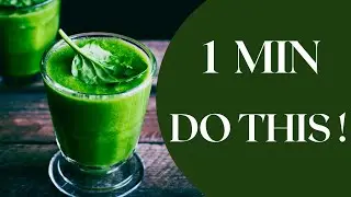 100% Detox Spinach Apple Juice - Morning Drink - Empty Stomach