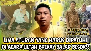 HIMBAUAN DARI KETUA TEAM BREKAY BALAP || MENGENAI ATARUN KERAPAN KELINCI!!