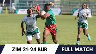 ZIMBABWE 21-24 BURKINA FASO / ROUND 1/ DAYS 2 / MAURITIUS 7SEVENS 2024