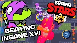 BEATING INSANE XVI ON SUPER CITY RAMPAGE!!! | Brawl Stars (ft. Oof Cam)