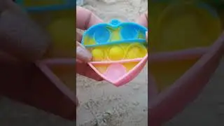 Colorful Heart Popit 💖🌈 #relaxing #satisfying #colorful #popit #fidget