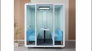 GEARONIC Mobile Office Pod Booth Review | Soundproof Meeting Space with LED, Fans & USB Ports