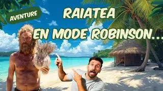 🏝️Seuls au monde sur l&rsquo; &icirc;le sacr&eacute;e en Polyn&eacute;sie 🇵🇫 | Cabane sur la plage &agrave; Raiatea en famille
