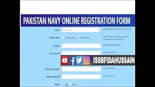 How To Fill Pakistan Navy Online Registration Form  || Latest Jobs || PAK NAVY, PAK ARMY, PAF ||FPSC